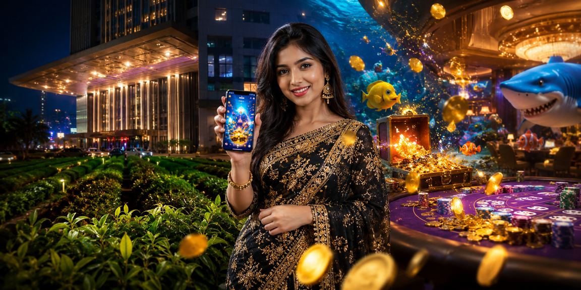 ঢাকায় চা বাগানে ফিশিং গেমের আনন্দময় বিনোদন পরিবেশ