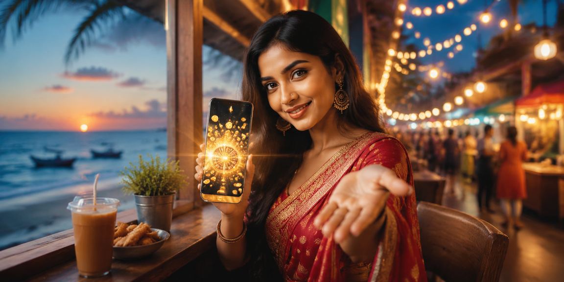 সেন্ট মার্টিন সমুদ্র সৈকতে মোবাইল ক্যাসিনো খেলার উত্তেজনাপূর্ণ দৃশ্য